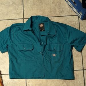 Dickies Teal Short Sleeve Shirt